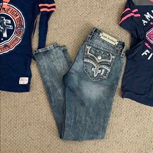 COPY - Rock Revival 30 ankle skinny stretch